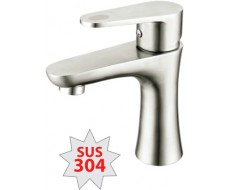 Vòi Lavabo Nóng Lạnh  inox 304                PLE- 4128