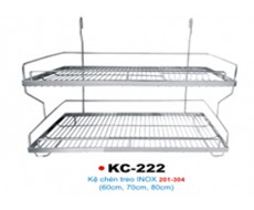 Kệ chén treo INOX 201, 304 (60cm, 70cm, 80cm)