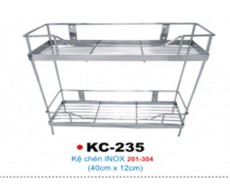 Kệ chén INOX 201-304 (40cm x12cm)