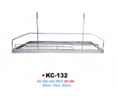 Kệ chén treo INOX 201, 304 (60cm, 70cm, 80cm)