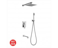 Sen tắm đứng âm tường inox 304  0308