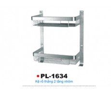 Kệ rổ thẳng 2 tầng INOX